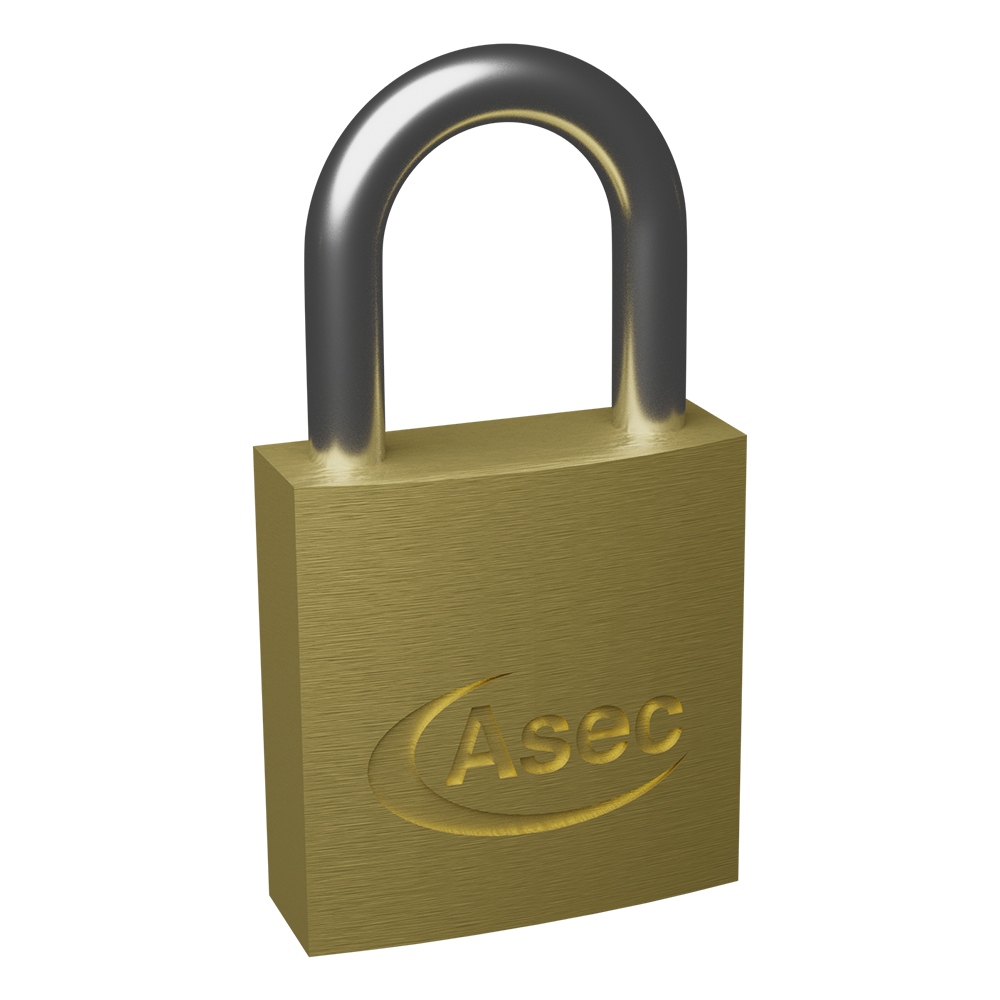 ASEC KA Open Shackle Brass Padlock