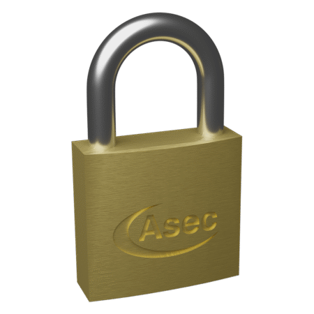 ASEC KA Open Shackle Brass Padlock