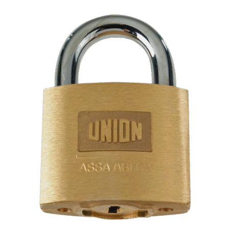 UNION C-Series 1K42 AVA Brass Open Shackle Padlock