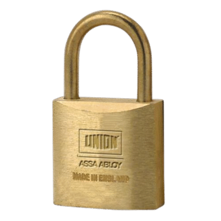 UNION 3104 Brass Open Shackle Padlock