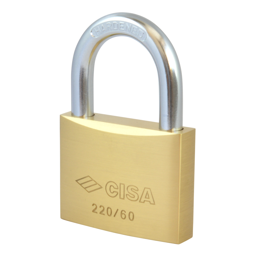 CISA 22010 KD Open Shackle Brass Padlock