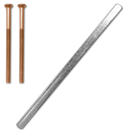 ASEC UPVC Spindle (160mm) & Screw (2x80mm) Pack