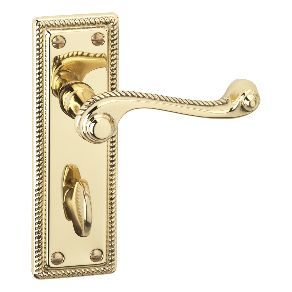 ASEC URBAN Classic Georgian Bathroom Lever on Plate Door Furniture