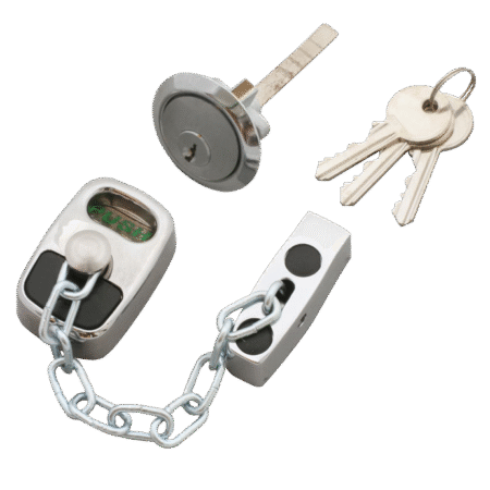ASEC Door Chain with External Cylinder