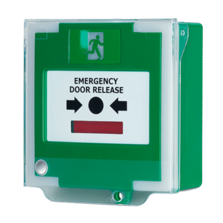 ASEC Resettable Illuminated Triple Pole Call Point With Cover, Timer & Sounder
