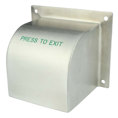 ASEC Exit Button Cover Stainless Steel