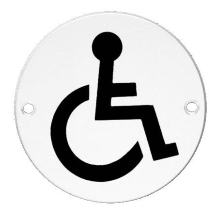 ASEC Aluminium Metal Toilet Door Sign
