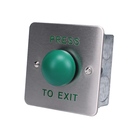 ASEC Press To Exit Green Dome Button