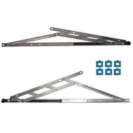 CHAMELEON Restricted Top Hung Friction Hinge Pair With Packers 13mm - 17mm