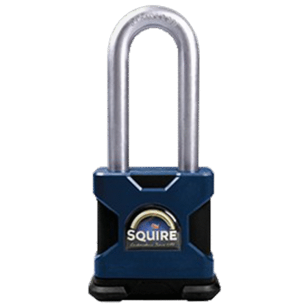 SQUIRE SS50S/2.5 Stronghold Steel 6 Pin Long Shackle Padlock