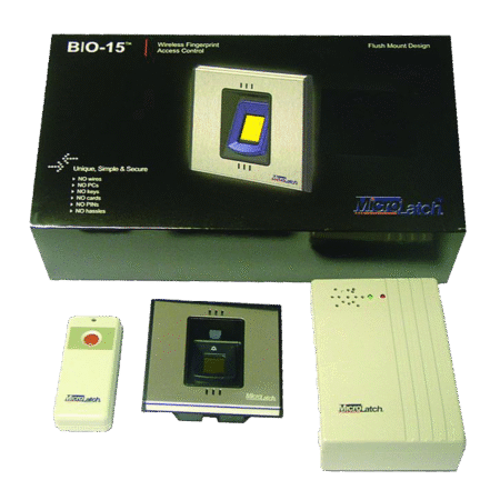 MICROLATCH ML-PAC-15 Wireless Fingerprint Reader Kit