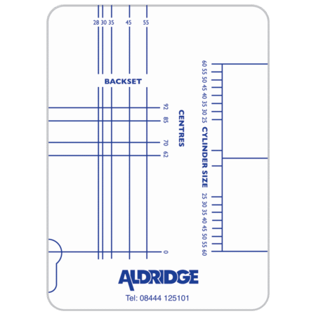 ALDRIDGE Multipoint Lock & Cylinder Gauge