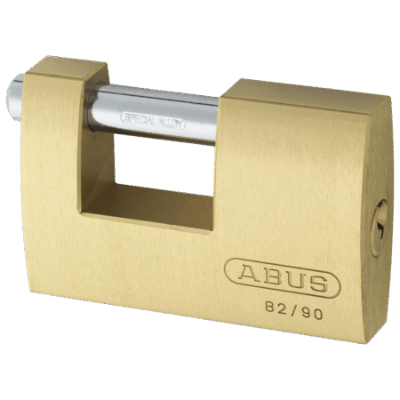 ABUS 82 Series Brass Sliding Shackle Shutter Padlock