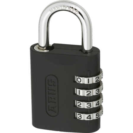 ABUS 158KC Series Combination Open Shackle Padlock With Key Over-Ride