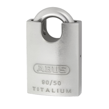 ABUS 90 Series Titalium Stainless Steel Re-Keyable Closed Shackle Padlock