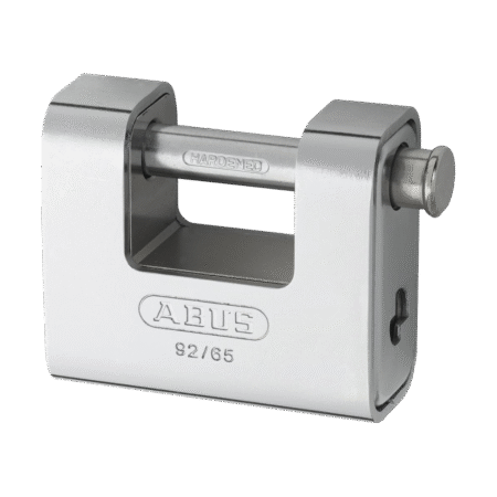 ABUS 92 Series Steel Clad Brass Sliding Shackle Shutter Padlock