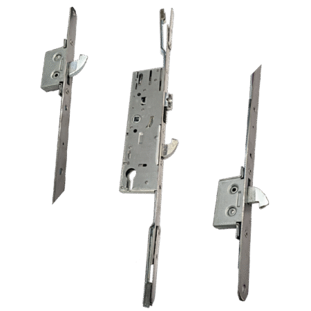 DOORMASTER Professional Lever Operated Latch & Hook - 2 Adjustable Hooks (Timber & Composite)