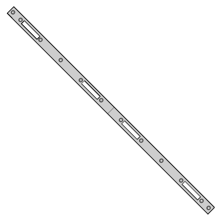 FUHR Keep To Suit 4 Hook Patio Lock