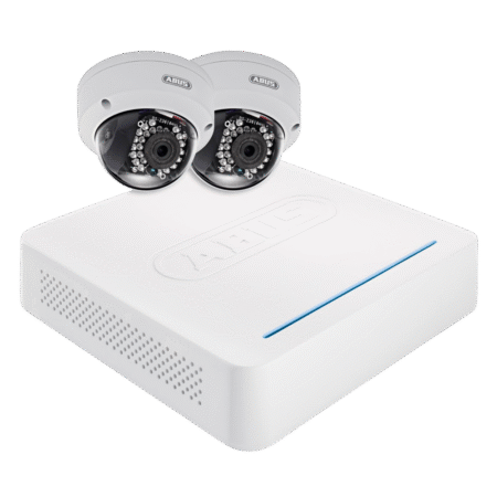 ABUS TVVR36200 LAN CCTV Kit 1TB, App & 2 Dome Cameras