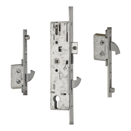 YALE YS170 Lever Operated Latch & Hookbolt Split Spindle - 2 Hook 2 Roller