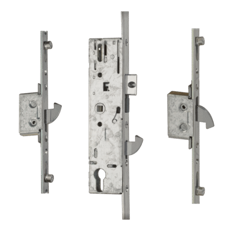 YALE YS170 Lever Operated Latch & Hookbolt Split Spindle - 2 Hook 4 Roller