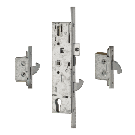 YALE YS170 Lever Operated Latch & Hookbolt Split Spindle 20mm Flat - 2 Hook