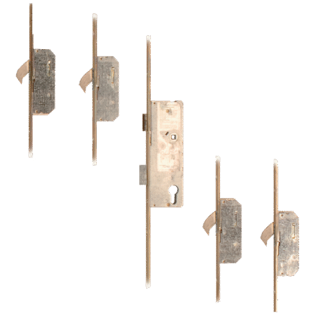 WINKHAUS Cobra Lever Operated Latch & Deadbolt Split Spindle - 4 Hook