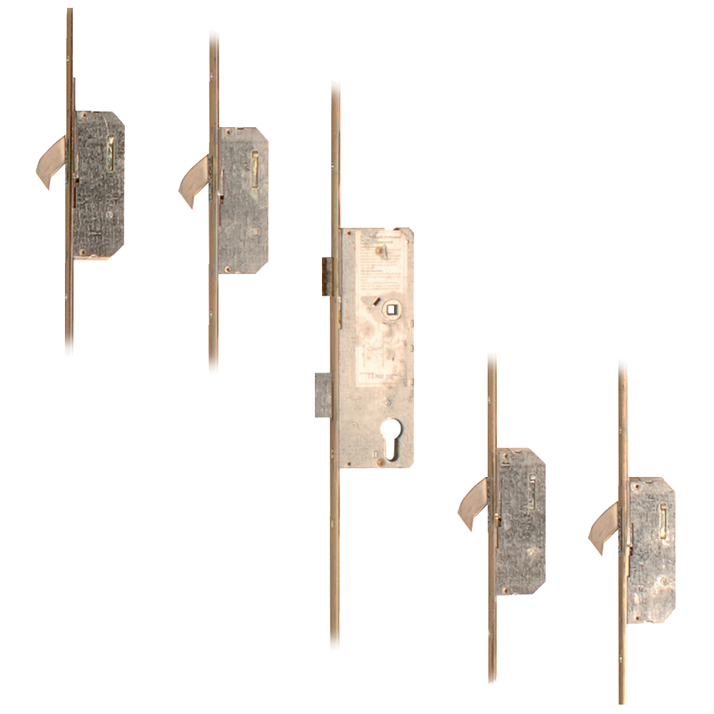 WINKHAUS Cobra Lever Operated Latch & Deadbolt Split Spindle - 4 Hook