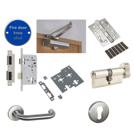 UNION Sashlock Fire Door Kit