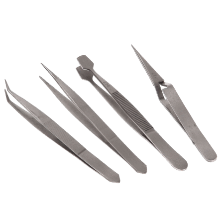 FAITHFULL Tweezers - 4 Piece Set