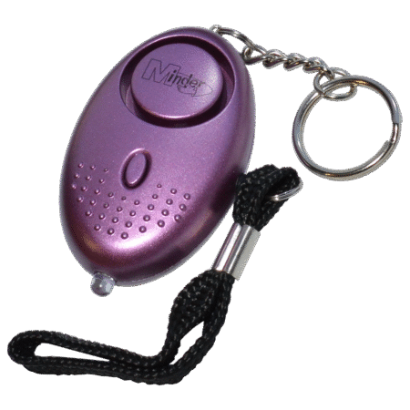 MINDER Mini Keyring Torch Personal Alarm