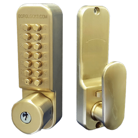 BORG LOCKS BL2701 Cu-Shield ECP Antimicrobial Easicode Pro Digital Lock With Key Override