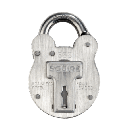 SQUIRE 555 Stainless Steel Old English Marine Padlock