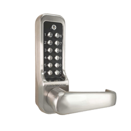 BORG BL7001 SS ECP Heavy Duty Easicode Pro Digital Lock With Lever Handle And 60mm Latch