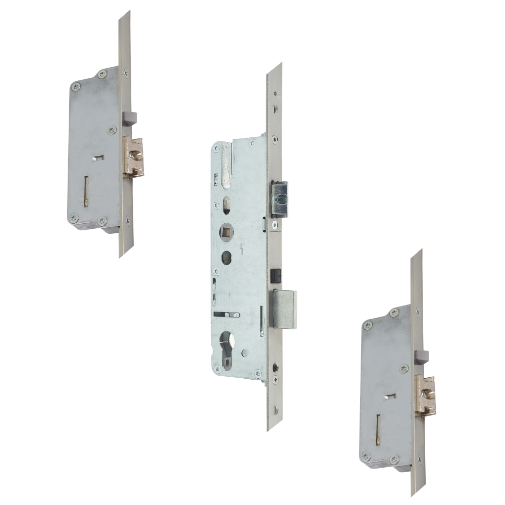 YALE Lockmaster AutoEngage Classic Latch & Deadbolt 20mm Radius Faceplate 2 Latch Bolt