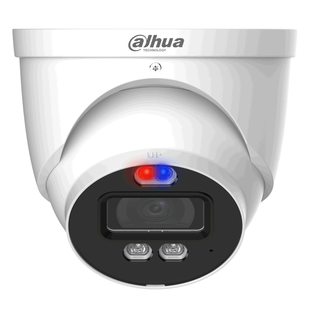 DAHUA HDCVI Turret Dome Camera Active Deterrence 16:9 12V DC