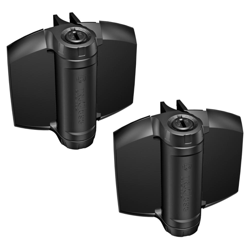 D&D Truclose Heavy Duty Hinges For Metal, Wood & Vinyl Gates TCHD1L2S3BT