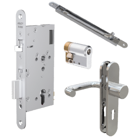 ABLOY EL520 DIN Electric Lock EN179 Compliant Package 5E