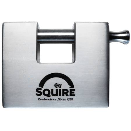 SQUIRE Stronghold ST75S Stainless Steel Container Sliding Shackle Padlock