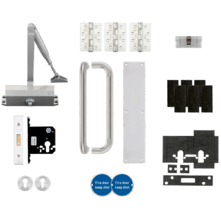 ZOO Architectural Fire Door Pack For Corridor Door (Locking) KITA1-FDP-A1
