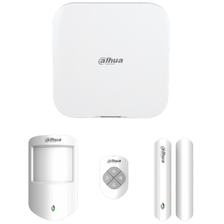 DAHUA Airshield Basic Alarm Kit Including Hub, 1 x PIR, 1 x Magnetic Contact and 1 x Key Fob