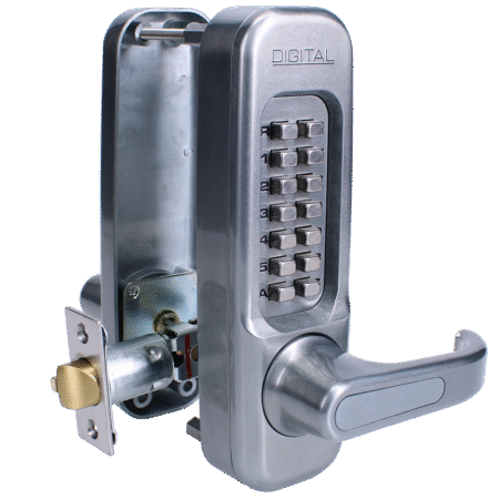 LOCKEY 1150 Series Lever Handle Digital Lock With 60mm Latch